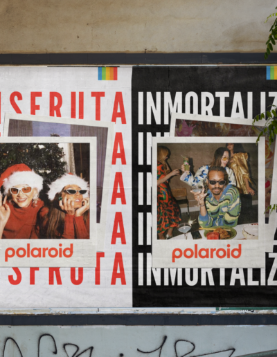 Campaña Navideña para Polaroid.